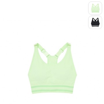【FILA】女性 運動BRA-螢光綠 5TKY-5828-LN