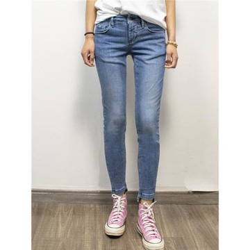 專柜正品ABLE JEANS女士春秋彈力緊身九分提臀褲牛仔褲鉛筆褲小腳