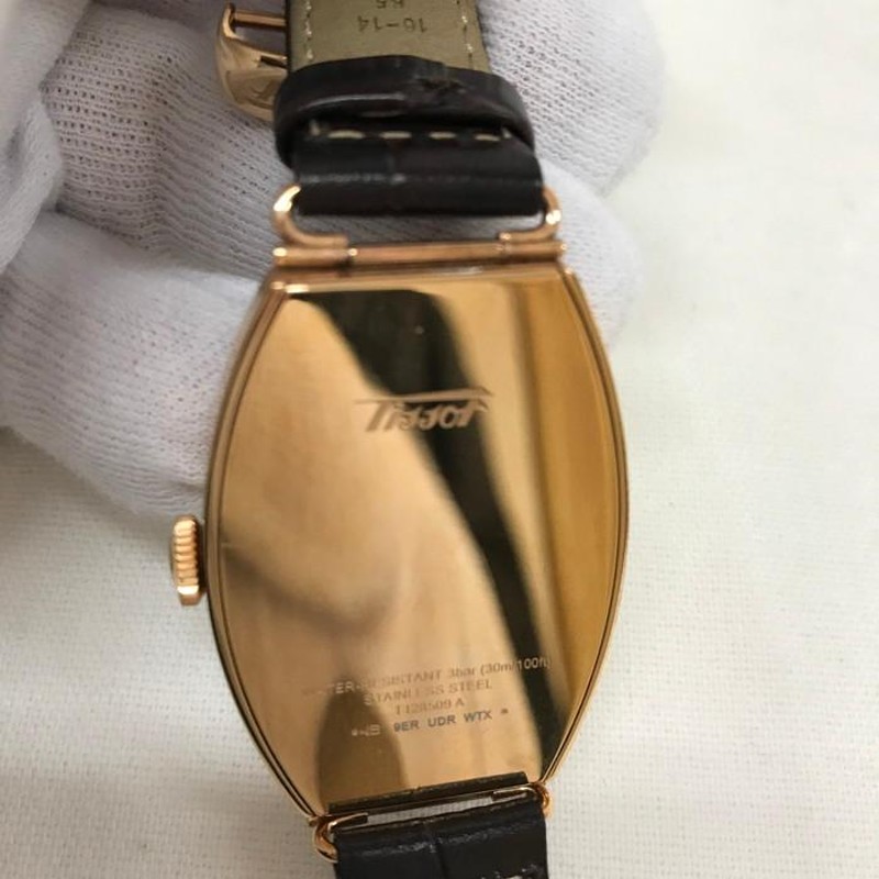 中古】TISSOT ヘリテージ ポルト メンズ 腕時計 T128509A クオーツ SS レザー ゴールド ブラック [jgg] |  LINEブランドカタログ