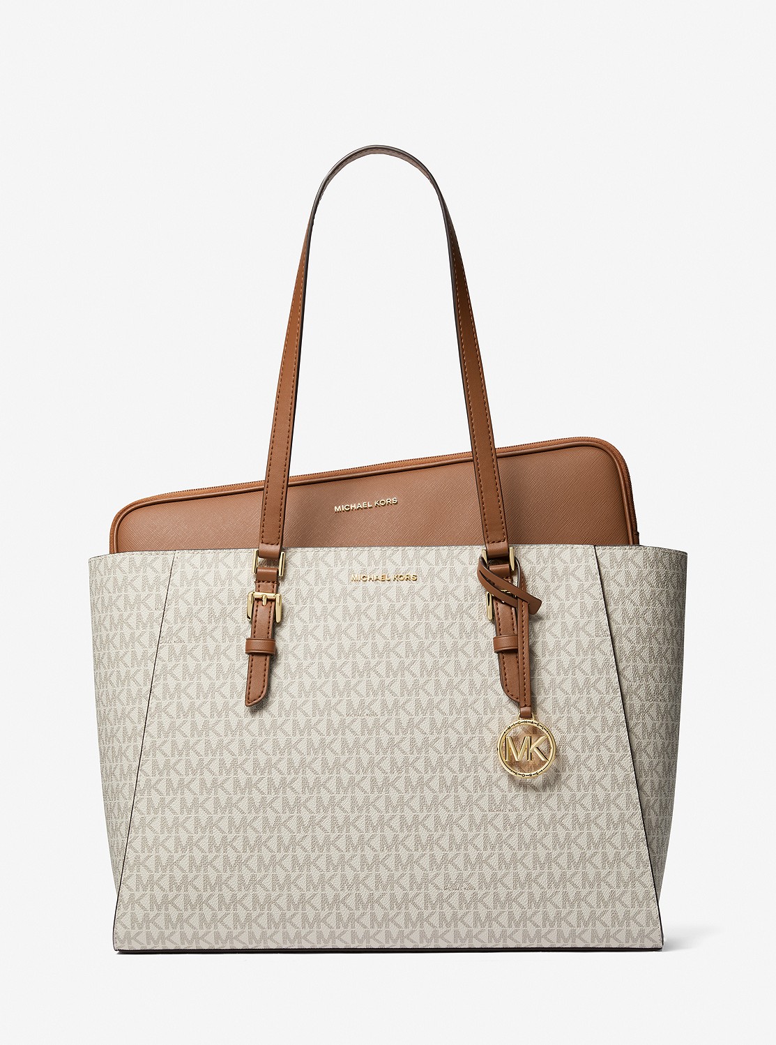 MICHAEL MICHAEL KORS SALLY トート ウィズ ラップトップケース ラージ