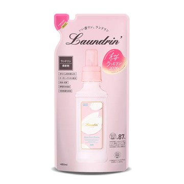 Laundrin 朗德林 旬選系列柔軟精補充包(櫻花香氛)x1入(480ml/入)