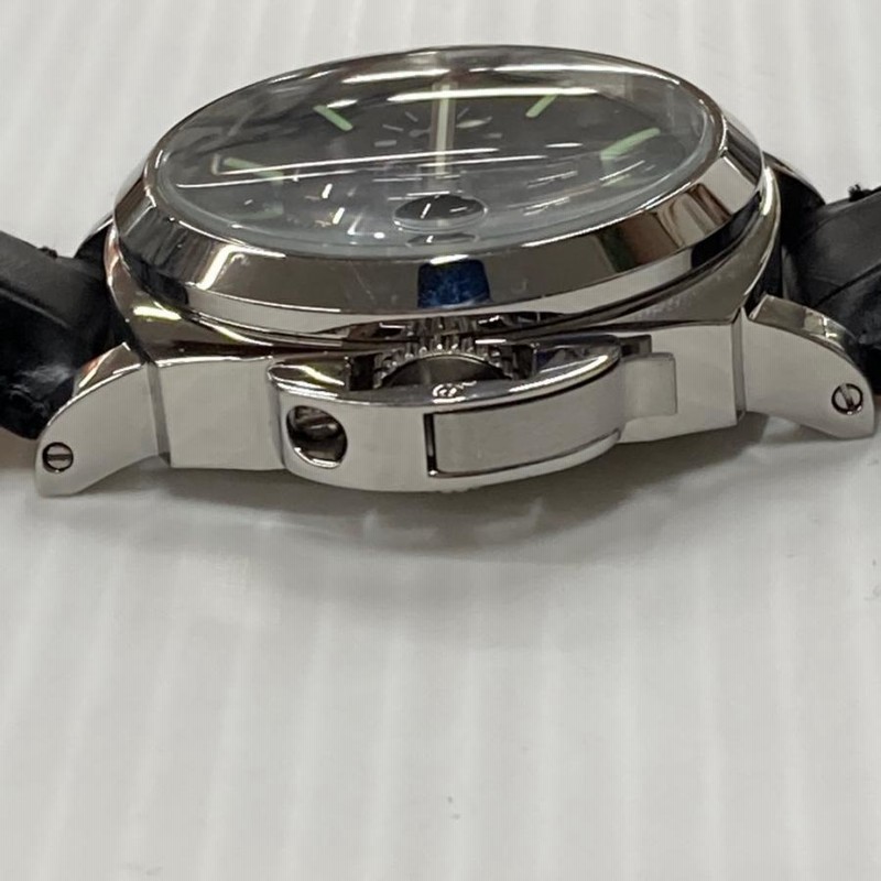 中古 GERMANY MARINA MILITARE 自動巻き パワーリザーブ 黒文字
