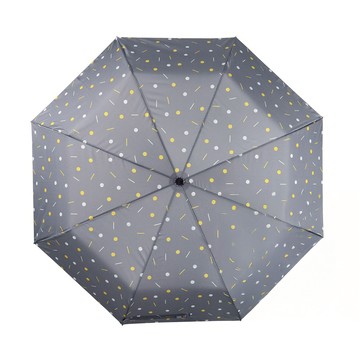 boy 都市印象傘 幾何波點  灰色