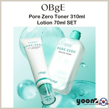 [OBgE] 毛孔零爽膚水 310ml & 乳液 70ml 2 件套_來自韓國