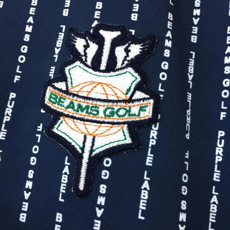 超美品】BEAMS GOLF ビームスゴルフ ジャケットブルゾン ネイビー×白 ...