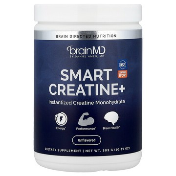 BrainMD, 智慧肌酸+，原味，10.89 盎司 （309 克）