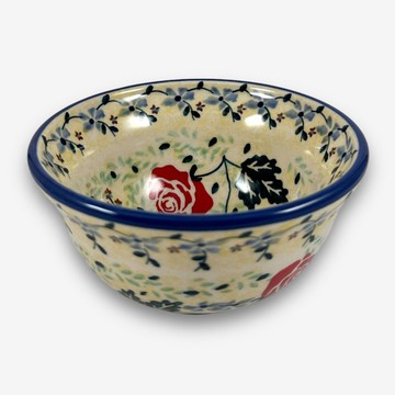 波蘭手繪手工陶-飯碗 11.5cm 薔薇花束系列 設計師款