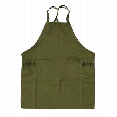 エプロン GARDEN APRON ガーデンエプロン（カーキ） 幅69x高さ82cm コットン製 エプロン ガーデニング DIY