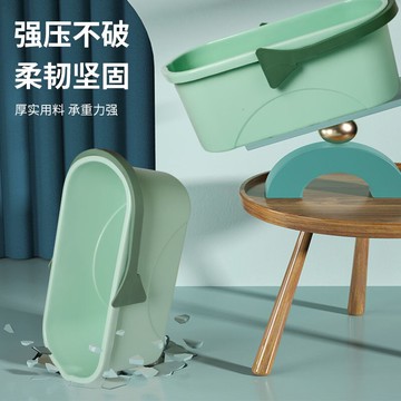 洗海綿拖把專用桶45CM大號加厚長方形洗拖把桶擠水桶海綿拖把拖布