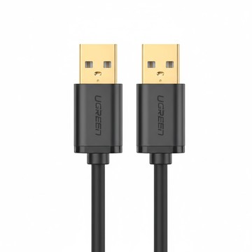 UGREEN 綠聯 USB2.0公對公傳輸線 US102  2m  黑色  1條