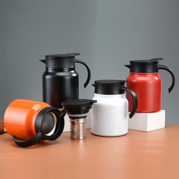 燜茶壺316不銹鋼杯保溫壺咖啡壺多功能帶茶網便攜式家用泡茶