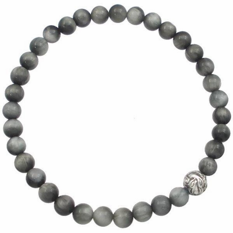 エングレーヴド ネスト ビード (S) イーグルアイ (6mm) ブレスレット エンボスド ネスト ビード (S) イーグルアイ (6mm) ブレスレット