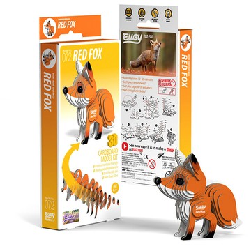 EUGY EUGY 3D立體紙拼圖 赤狐款