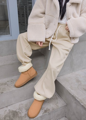 可縮口兩穿棉褲