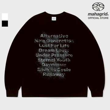 [MAHAGRID] 另類 Ls Tee_Unisex_Korean styleALTERNATIVE LS TEE