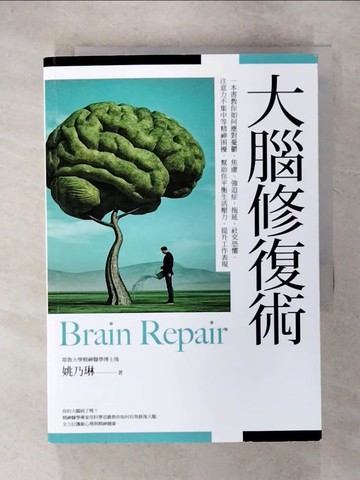 【書寶二手書T5／科學_C6G】大腦修復術：一本書教你如何應對憂鬱、焦慮、強迫症、拖延、社交恐懼、注意力不集中等精神困擾，幫助你平衡生活壓力、提升工作表現_姚乃琳