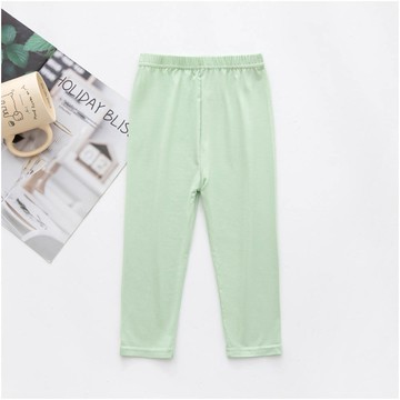 FANMOU - 大彈力！莫代爾七分內搭褲-綠色