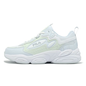 Fila 休閒鞋 Boundless 女鞋 淺藍 綠 白 復古 老爹鞋 斐樂