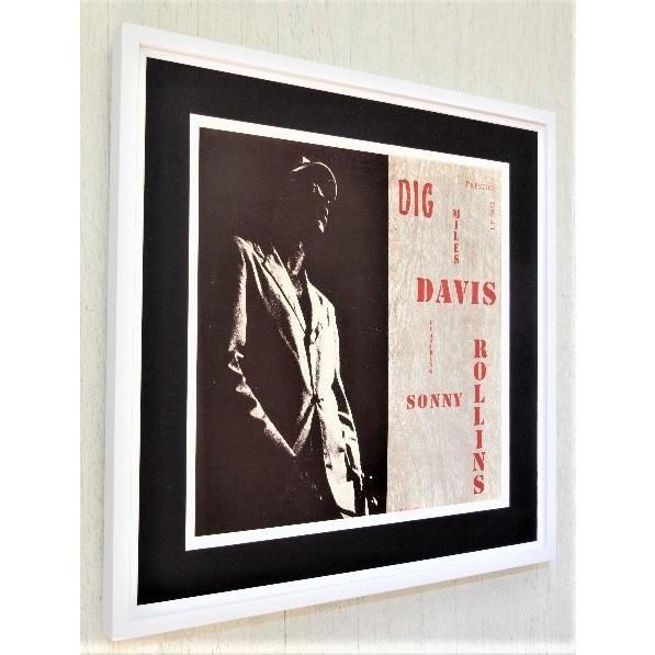 マイルス・ディビス Dig 名盤ジャケット・ポスター額付 Miles Davis ジャケ買い ジャズ トランペット ジャズ・アイコン アルバム アート