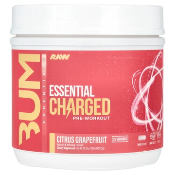 Raw Nutrition, Bum Essentials，鍛鍊前必需營養粉，柑橘葡萄柚味，14.33 盎司（406.25 克）