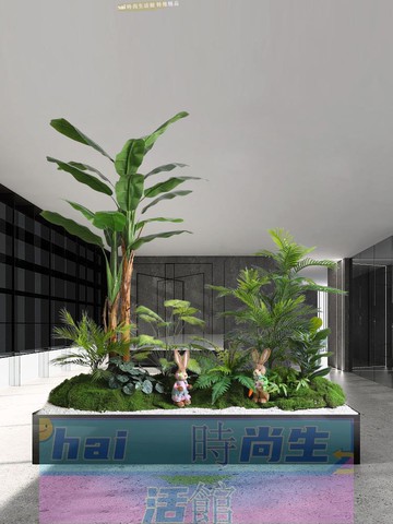 免運 可開發票 仿真綠植造景組合陽臺玄關辦公室樓梯下拐角落假植物室內景觀裝飾