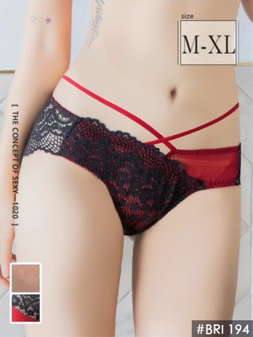BRI194 心花朵朵開內褲單件 2色
