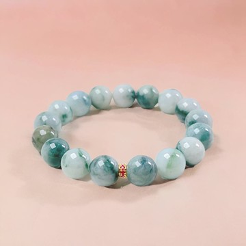 飄花翡翠手珠手鍊 | 天然緬甸玉A貨翡翠 | 送禮