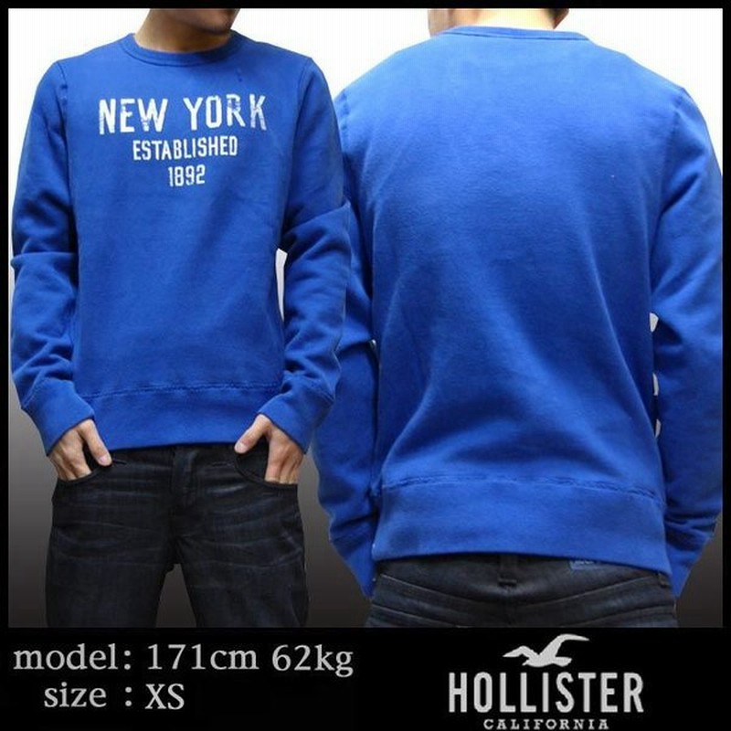 ホリスター メンズ スエット Hollister トレーナー New York ブルー ブランド ファッション カジュアル アメカジ スタイル 正規品 アバクロ 姉妹ブランド 通販 Lineポイント最大0 5 Get Lineショッピング