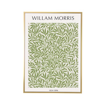 Boluo 菠蘿選畫所 William Morris 綠柳 掛畫  30 x 40cm  金色