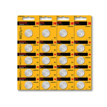 KODAK 鈕扣型電池CR2016 (*20入)