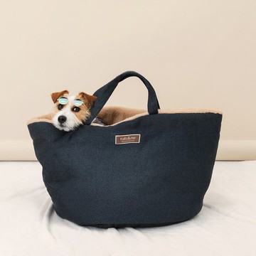 【tails&me 尾巴與我】 二合一寵物床提袋