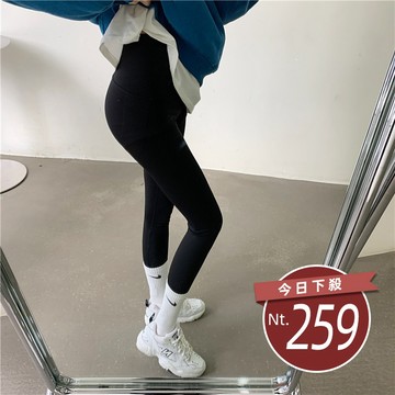 【台灣發貨】韓版彈性緊身顯瘦鯊魚褲 寬褲 褲子 女裝【P140】