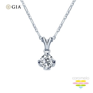 彩糖鑽工坊 GIA 0.30 F/SI2 鑽石項鍊