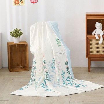 【DUYAN 竹漾】Cool-Fi 極涼 膠原蛋白抗菌涼被 (檸檬馬鞭草 / 煙波粼粼)