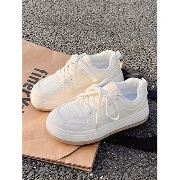 蓓爾小白鞋女款2025新款秋季爆款厚底百搭女生鞋子ins潮休閑板鞋