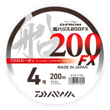 DAIWA D-FRON 船用釣線子線 200FX  200M  4號  1個
