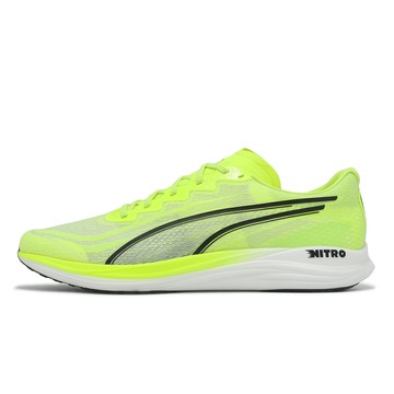 Puma 慢跑鞋 Propio Nitro 男鞋 螢光黃 黑 輕量 氮氣中底 運動鞋 31142803