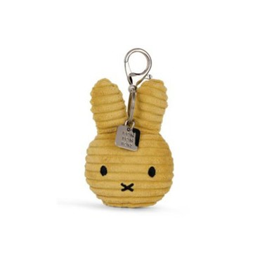 BON TON TOYS｜Miffy拍拍米菲兔ECO燈芯絨鑰匙圈-10cm相思木