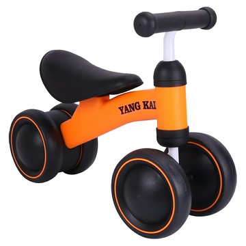 孩子國 幼兒四輪滑行車 平衡車 造型輕巧可愛 訓練平衡能力 促進身體發展 適合學步幼兒  橘色  1台