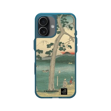 iPhone 17 Clear (相機按鈕) 夜幕藍 - Van Gogh Museum - 東海道左側的富士山 - 歌川廣重