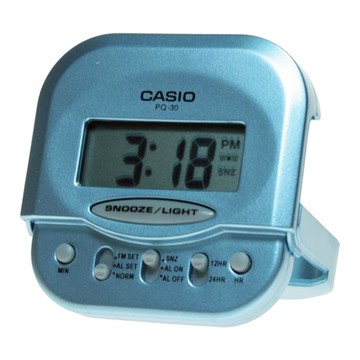 CASIO 卡西歐 鬧鐘  藍色