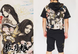 抜刀娘 ﾊﾞｯﾄｳﾑｽﾒ 絡繰魂 一華 穂乃花 パーカー 和柄上下セットアップ 2325 送料無料 通販 Lineポイント最大1 0 Get Lineショッピング