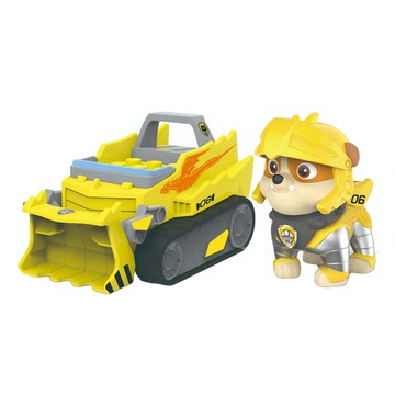 汪汪隊立大功救援車叢林狗狗 小礫 + 犀牛工程車 18cm  1組