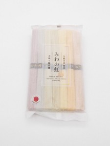 三輪そうめん 小西 みわのにじ (350g×3袋セット)  詰め合わせ 素麺 そうめん カラフルそうめん しょうが素麺 トマト素麺 紅しそ素麺