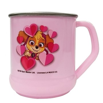 PAW PATROL 汪汪隊立大功 不鏽鋼水杯 240ml  粉色  1個