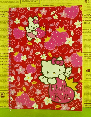 【震撼精品百貨】Hello Kitty 凱蒂貓 筆記本 紅天使【共1款】 震撼日式精品百貨