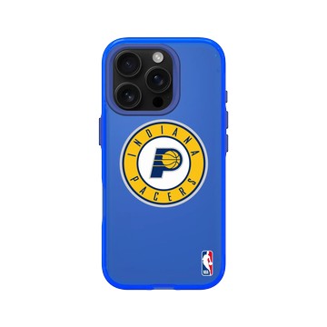 iPhone 16 Pro Clear 激光藍 - NBA - Logo-印第安納溜馬 Indiana Pacers