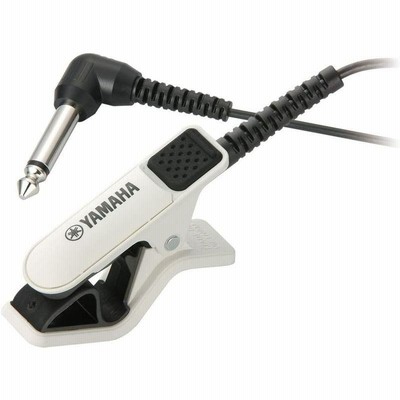 ヤマハ YAMAHA チューナー用マイクロフォン TM-30WH 楽器にマイク部を装着させることにより振動を直接チューナーに送る脱着容易なク