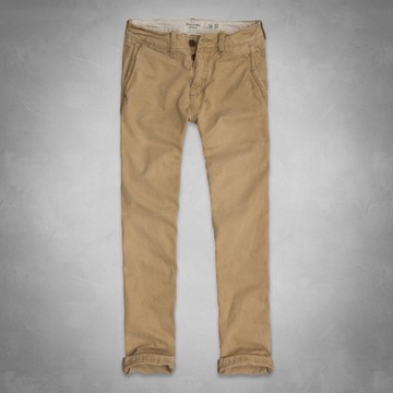 AF a&f Abercrombie & Fitch 長褲 卡其色  2007