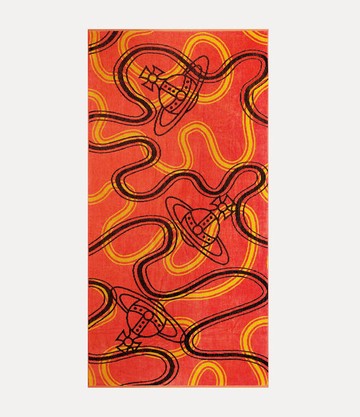 Vivienne Westwood Beach Towel Wiggle Red  Unisex